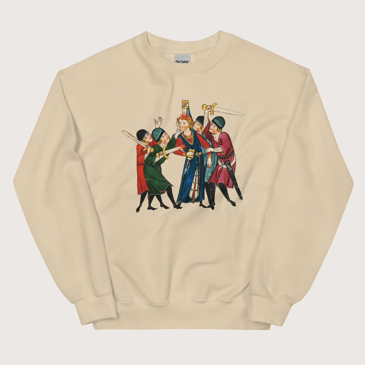 Sand Medieval Positivity Sweatshirt - history buff gift by HistoHead