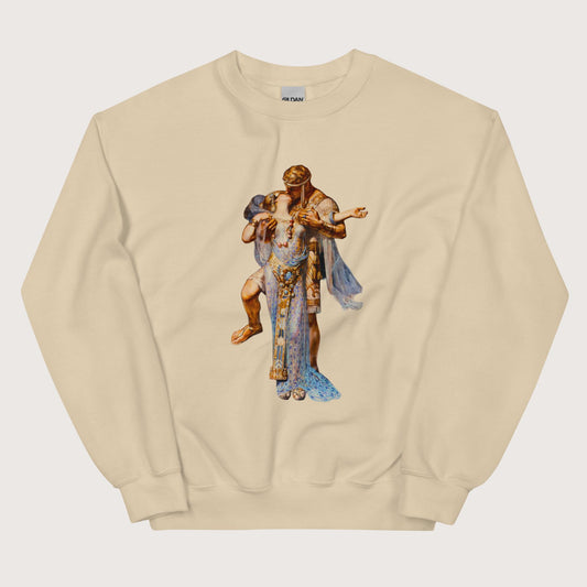 Sand Cleopatra and Antony Sweatshirt - history buff gift by HistoHead