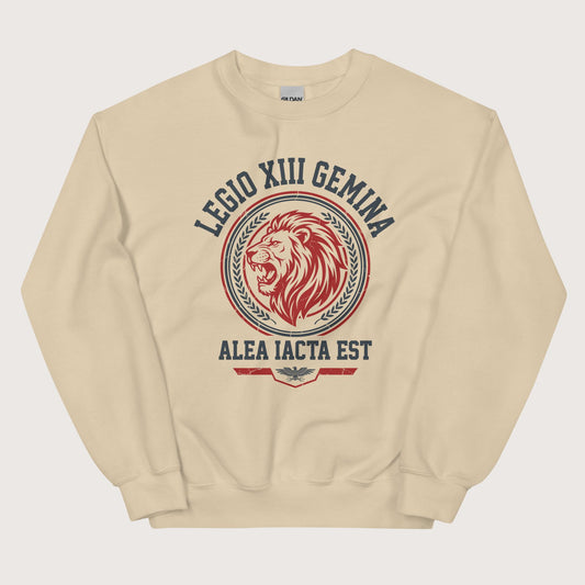 Sand Legio XIII Gemina Alea Iacta Est Sweatshirt - history buff gift by HistoHead