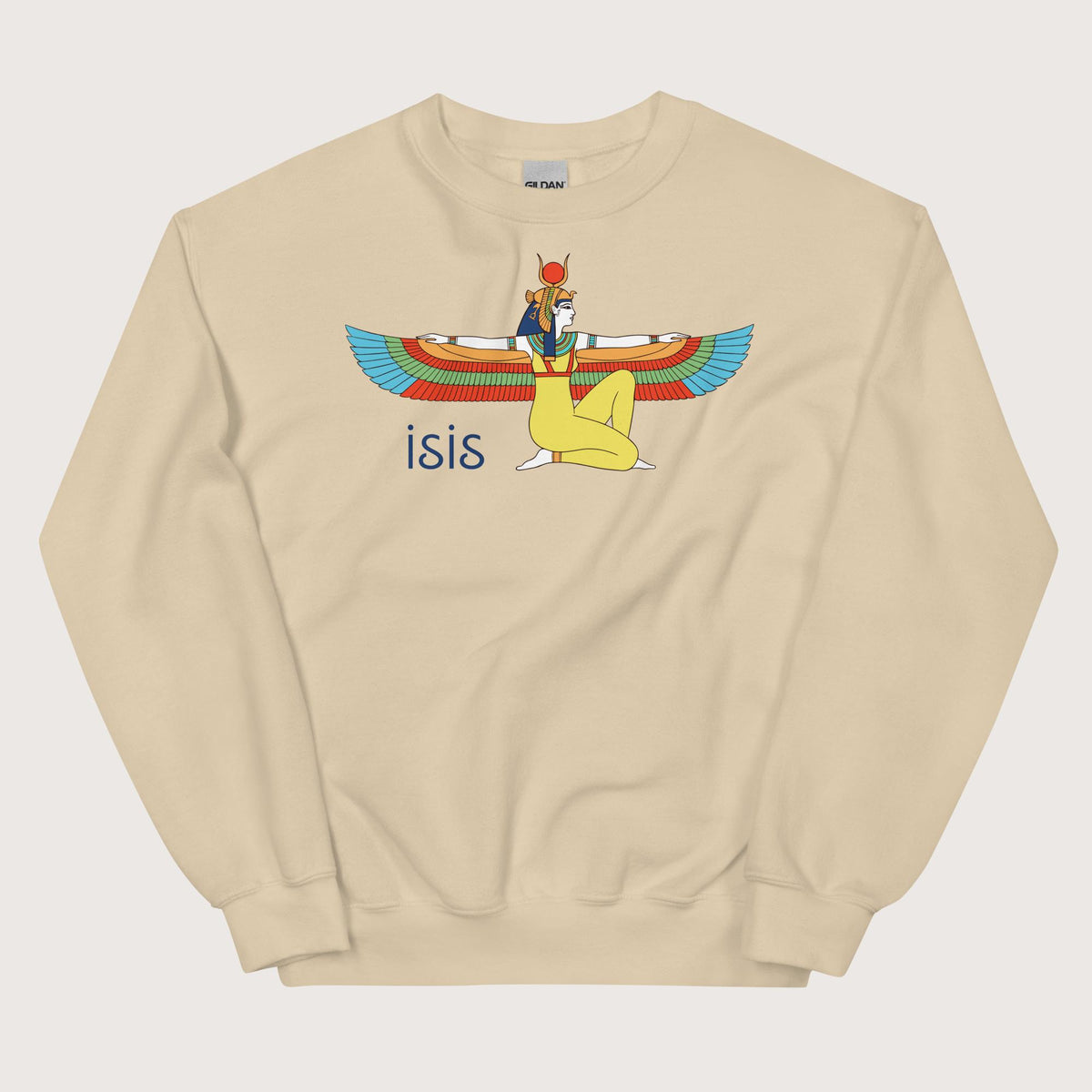 Sand Egyptian Goddess Isis Sweatshirt - history buff gift by HistoHead