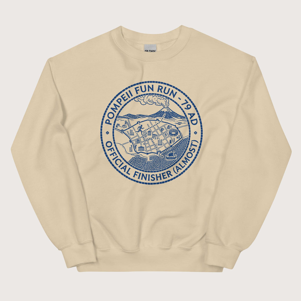 Sand Pompeii Fun Run Official Finisher Sweatshirt - history buff gift by HistoHead