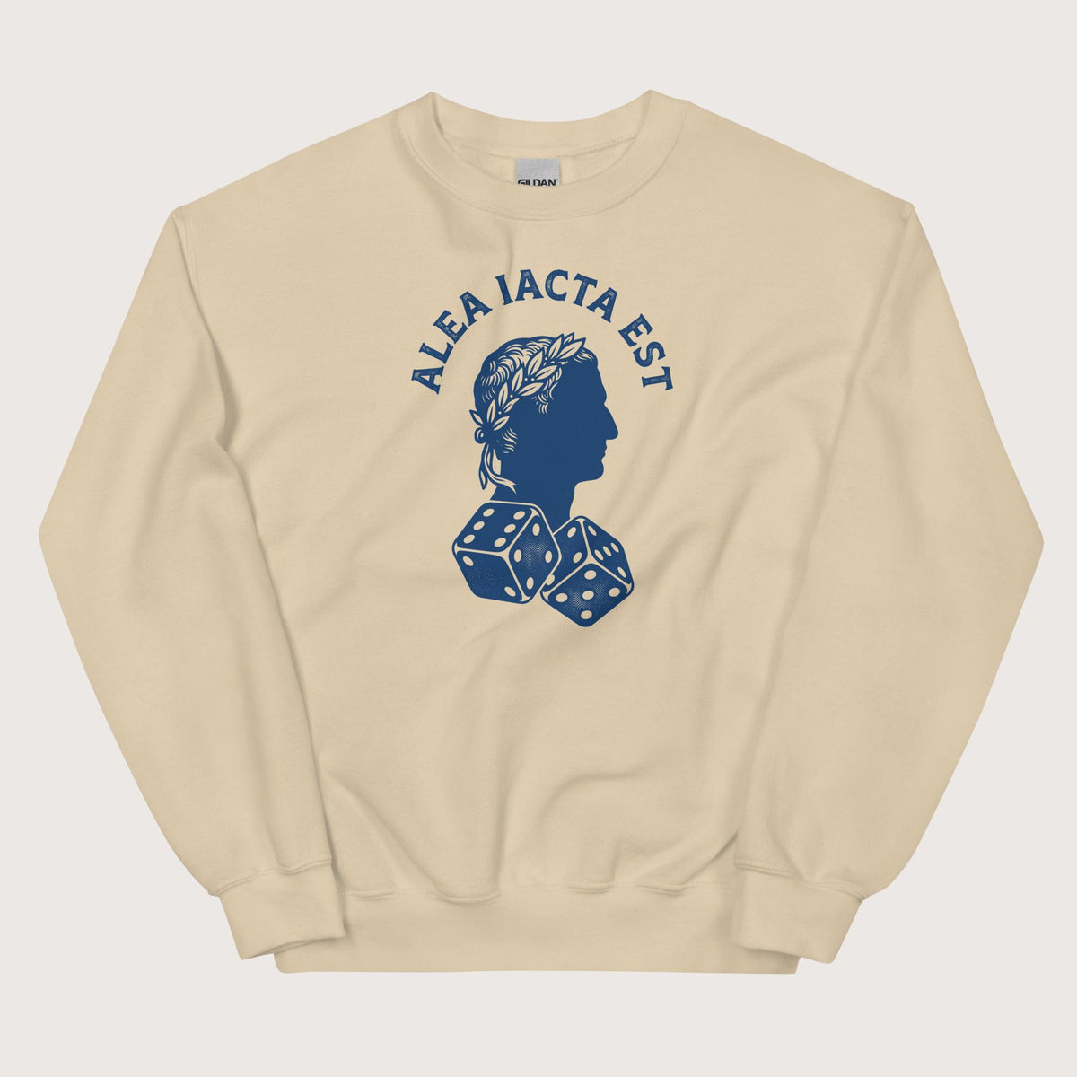 Sand Alea Iacta Est Caesar Quote Sweatshirt - history buff gift by HistoHead