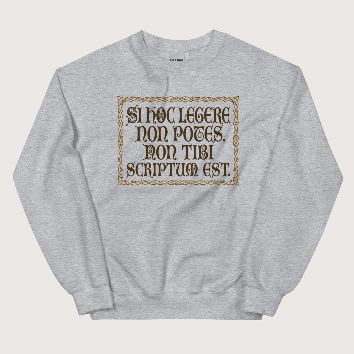 Sport Grey If You Can't Read This It's Not Written For You Sweatshirt - history buff gift by HistoHead