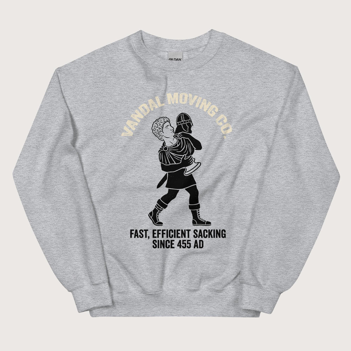 Sport Grey Vandal Moving Co. Sweatshirt - history buff gift by HistoHead