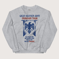 Sport Grey Great Heathen Army Invasion Tour Sweatshirt - history buff gift by HistoHead