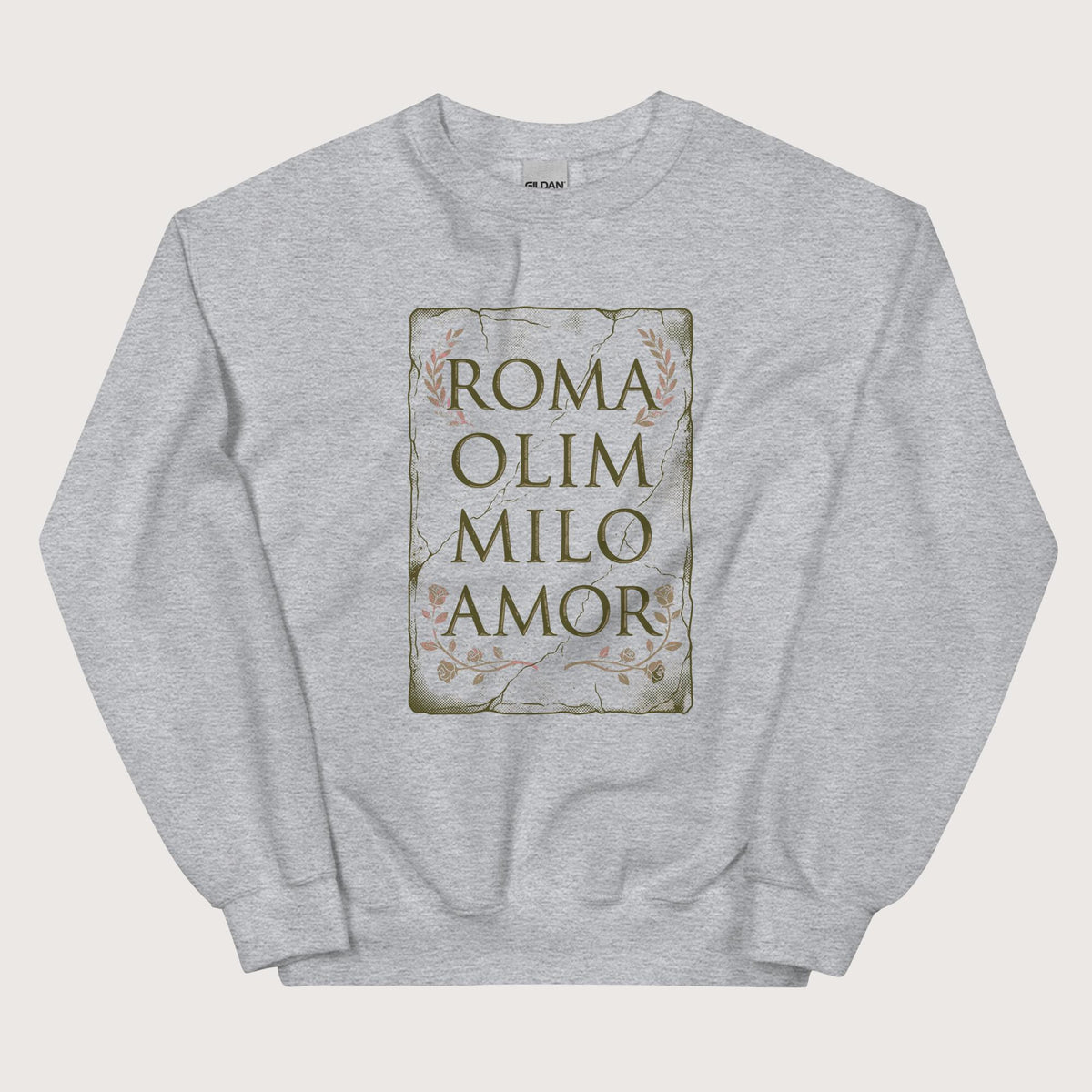 Sport Grey Roma Amor Sweatshirt - history buff gift by HistoHead