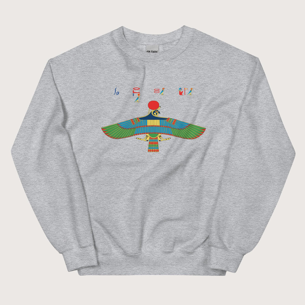 Sport Grey Hawk Emblem of Ra Sweatshirt - history buff gift by HistoHead