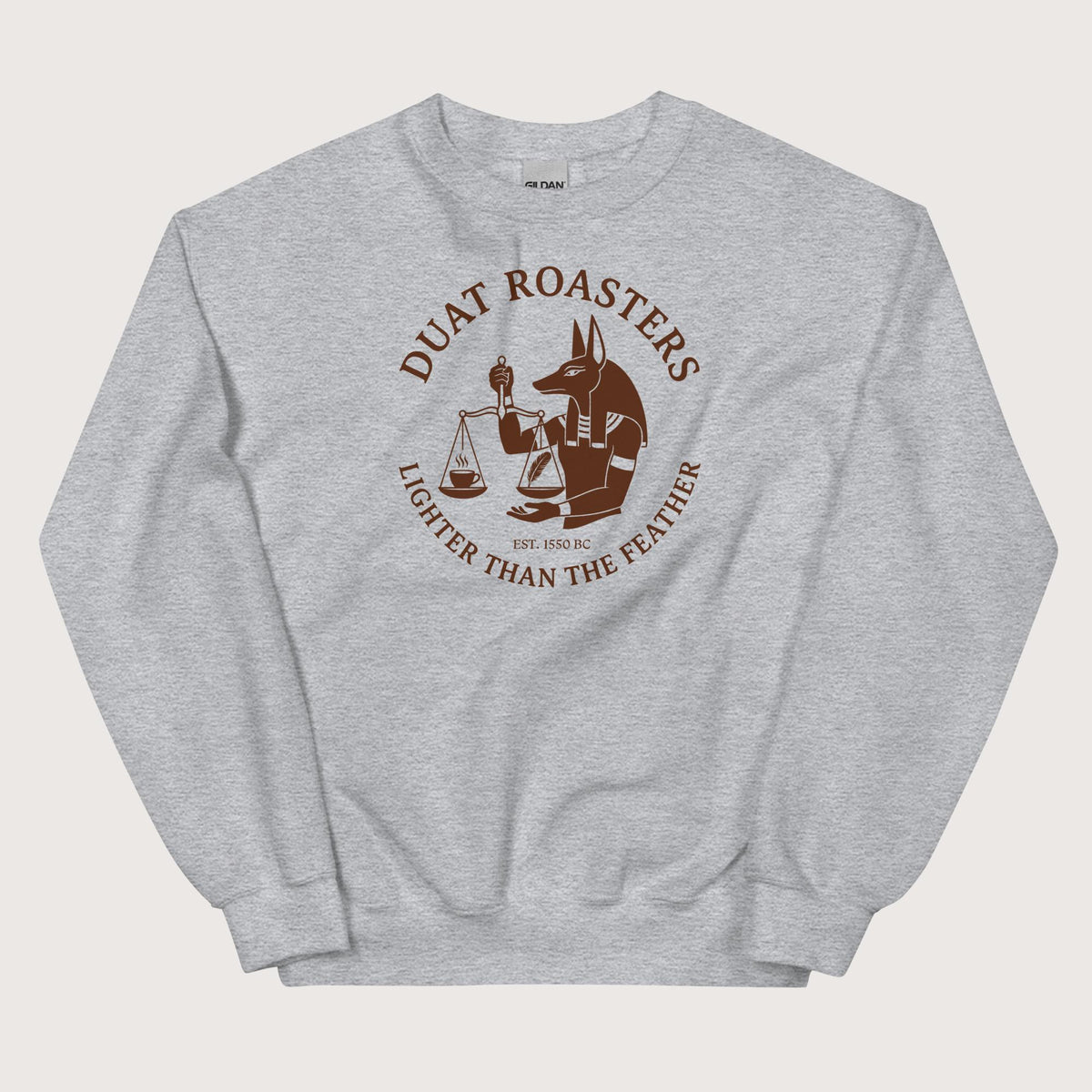 Sport Grey Duat Roasters Sweatshirt - history buff gift by HistoHead