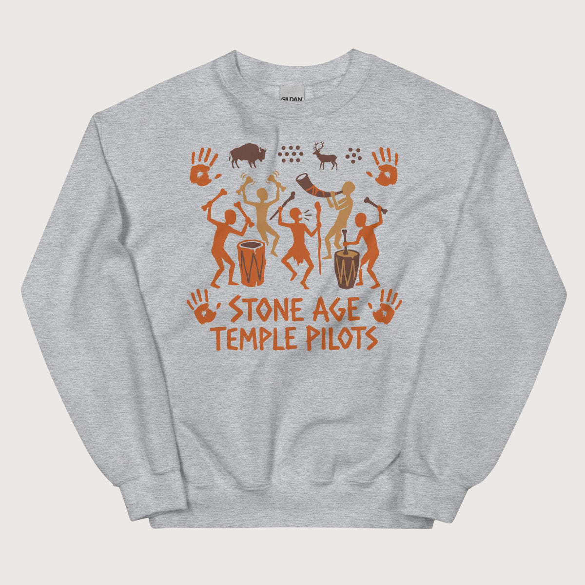 Sport Grey Stone Age Temple Pilots Sweatshirt - history buff gift by HistoHead