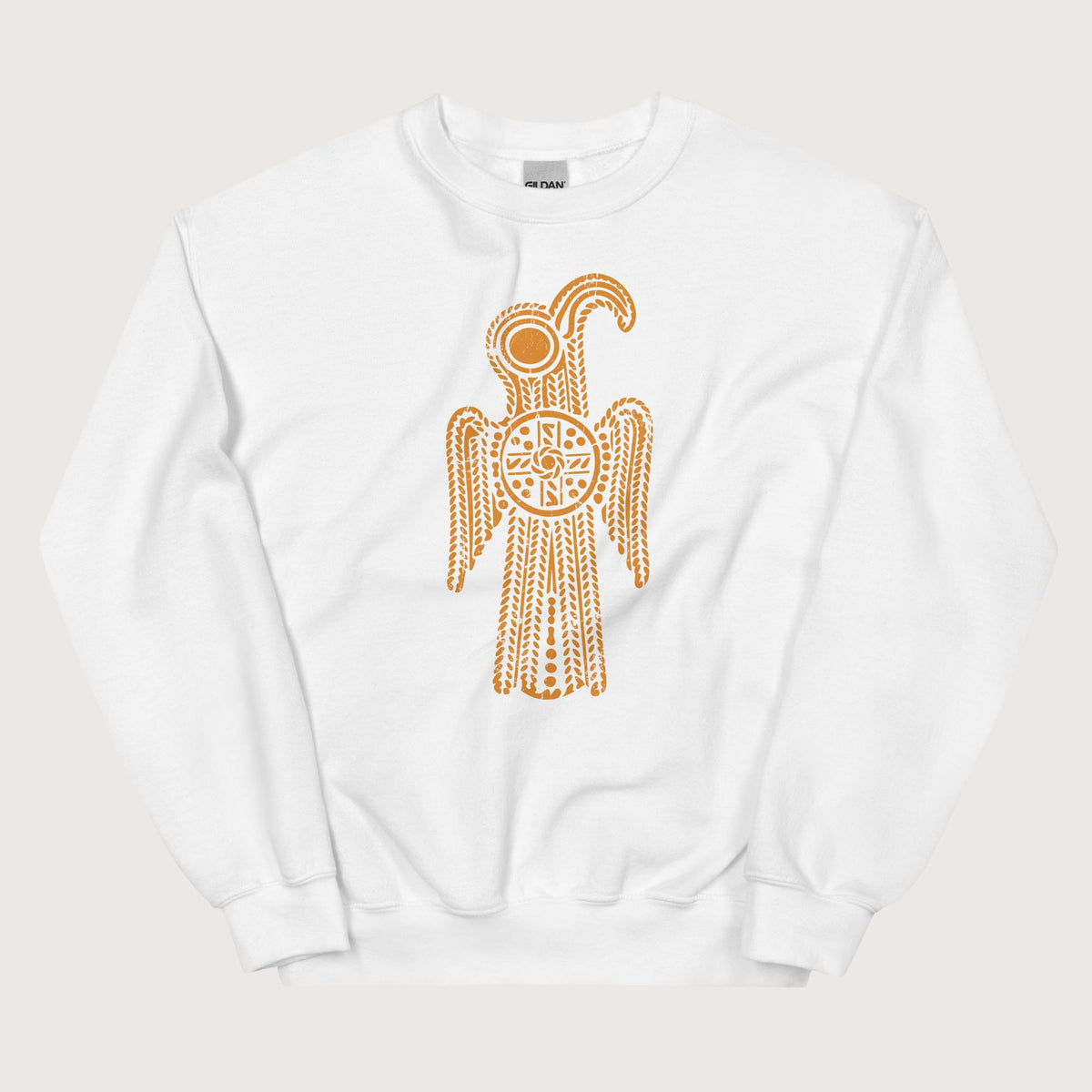 White Anglo-Saxon Eagle Sweatshirt - history buff gift by HistoHead