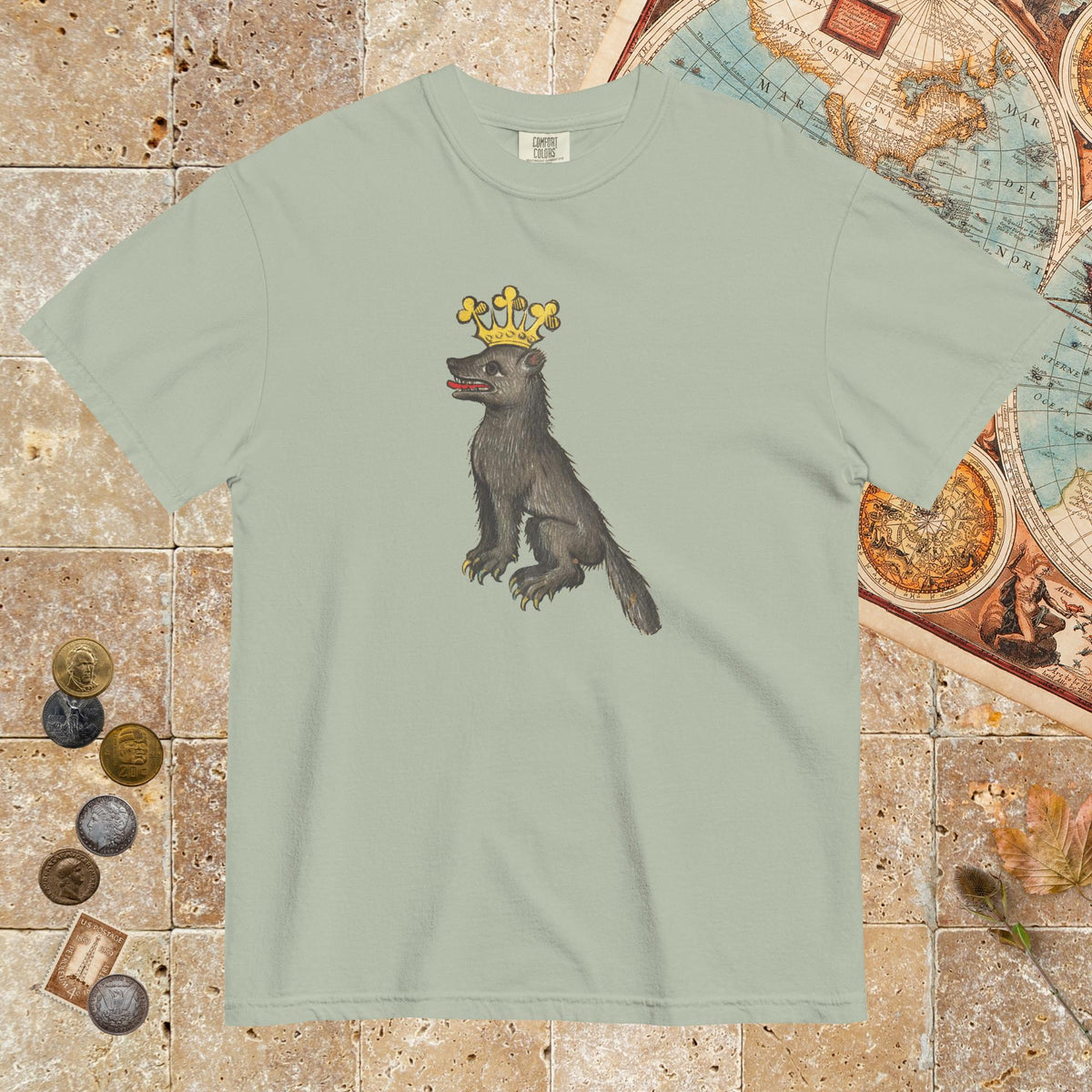 Bay Medieval Wolf King - Premium Tee - history buff gift by HistoHead