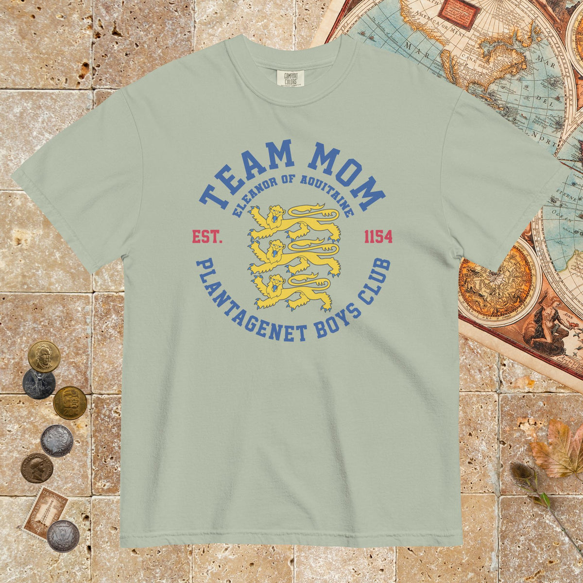 Bay Team Mom Eleanor of Aquitaine - Premium Tee - history buff gift by HistoHead