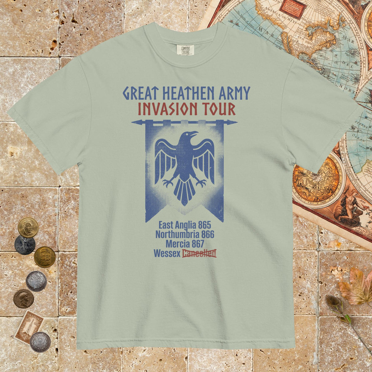 Bay Great Heathen Army Invasion Tour - Premium Tee - history buff gift by HistoHead