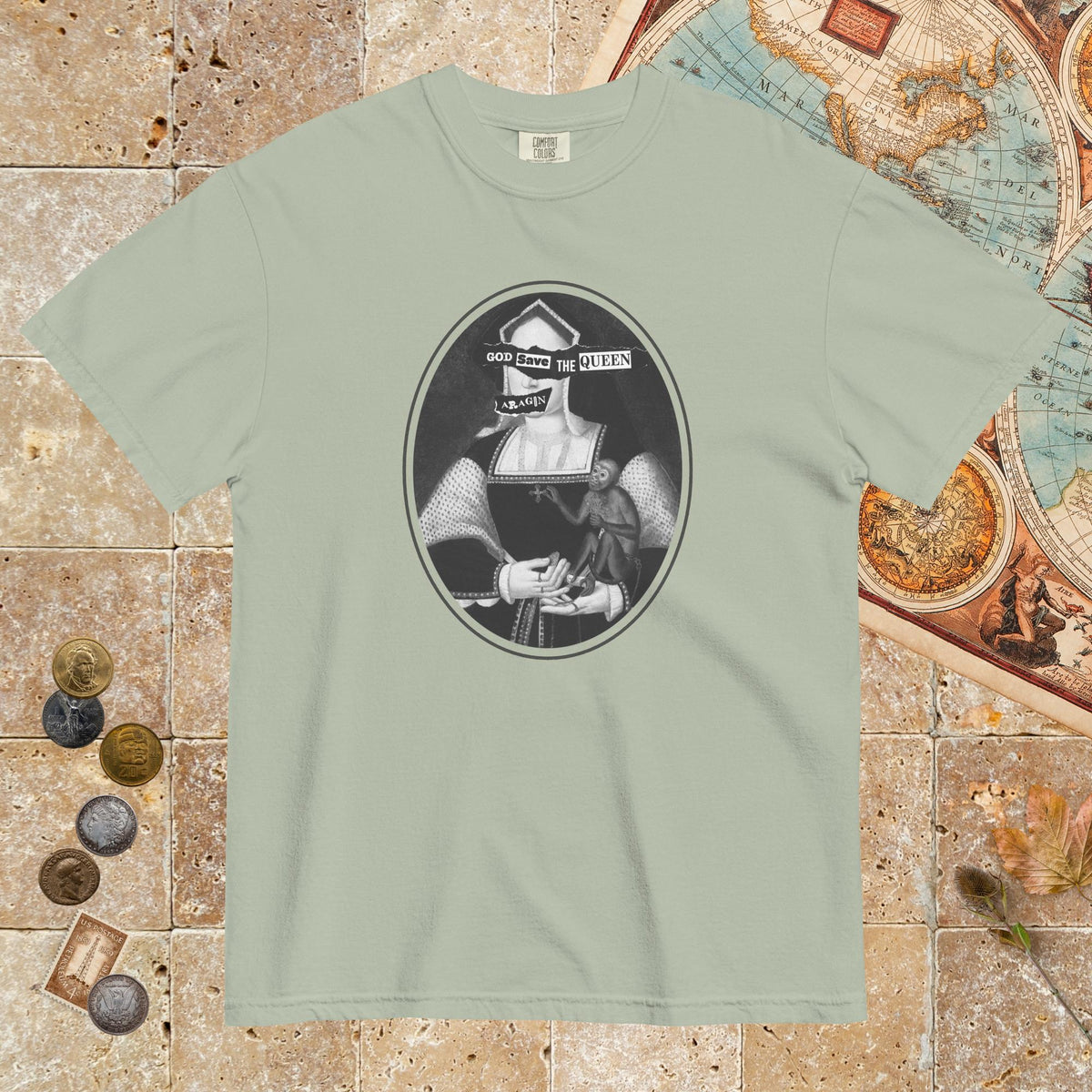 Bay God Save the Queen Katherine of Aragon - Premium Tee - history buff gift by HistoHead