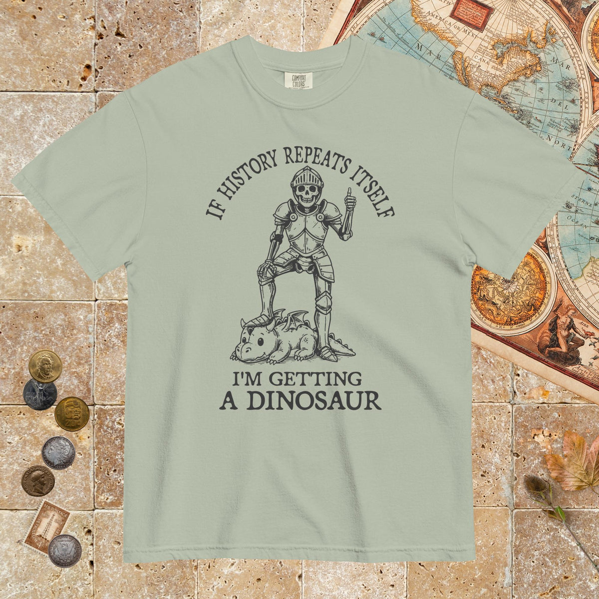 Bay I'm Getting a Dinosaur - Premium Tee - history buff gift by HistoHead