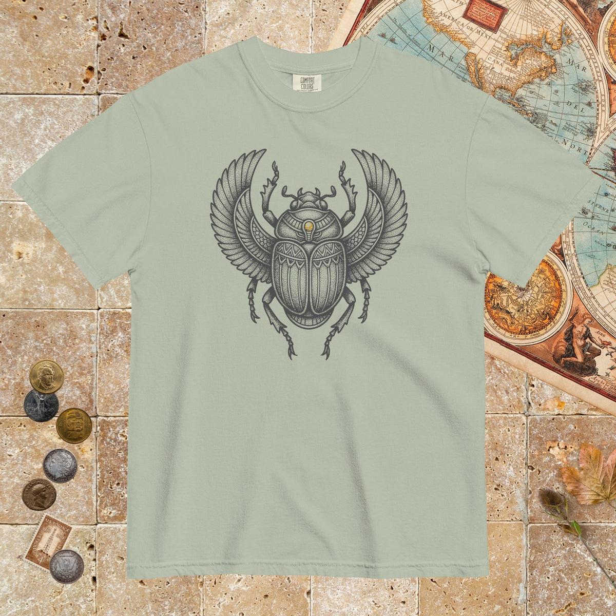 Bay Khepri God of Rebirth - Premium Tee - history buff gift by HistoHead