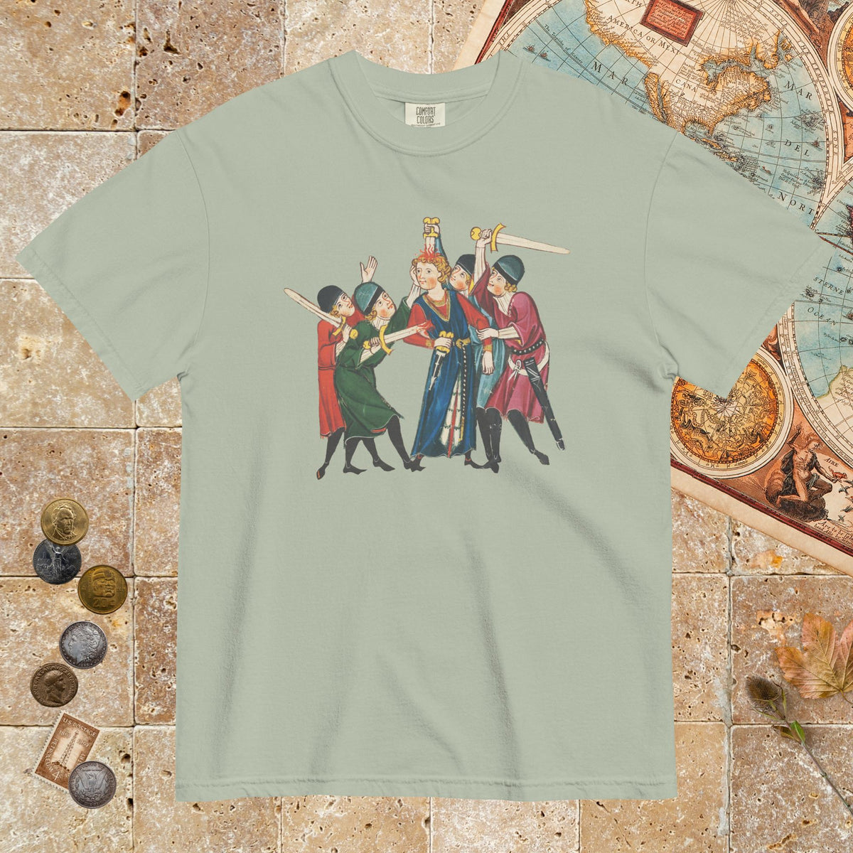 Bay Medieval Positivity - Premium Tee - history buff gift by HistoHead