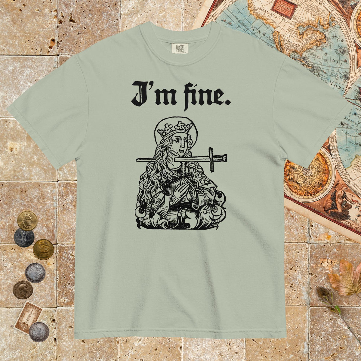 Bay Saint Lucy I'm Fine - Premium Tee - history buff gift by HistoHead
