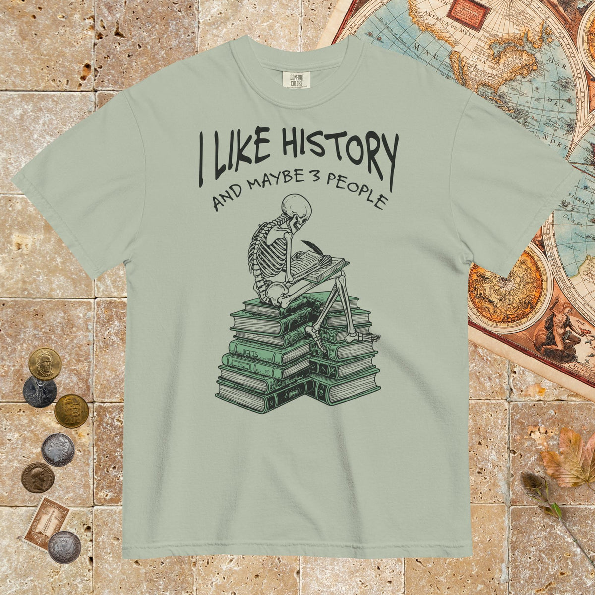 Bay I Like History and Maybe 3 People - Premium Tee - history buff gift by HistoHead