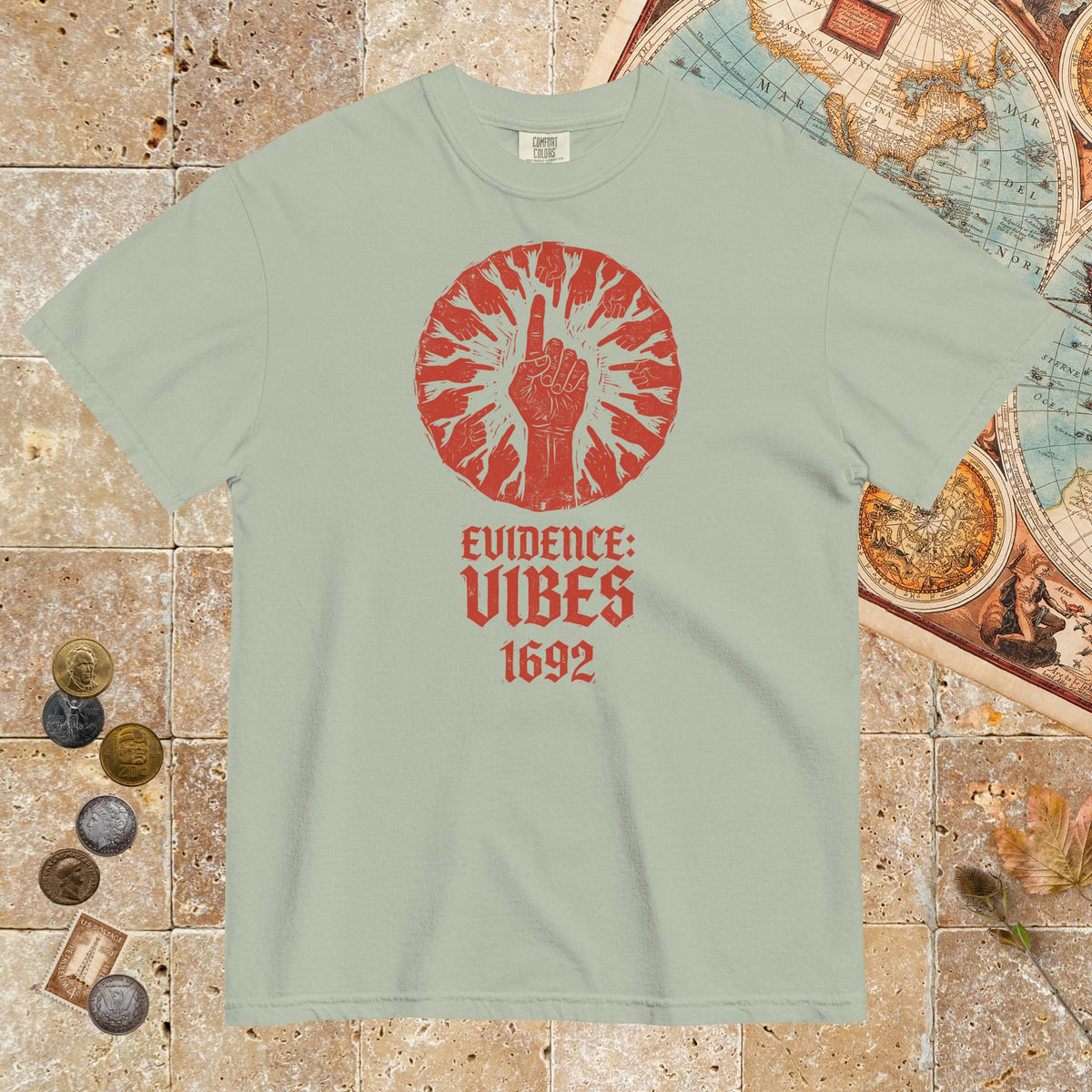 Bay 1692 Salem Witch Trials Evidence - Premium Tee - history buff gift by HistoHead