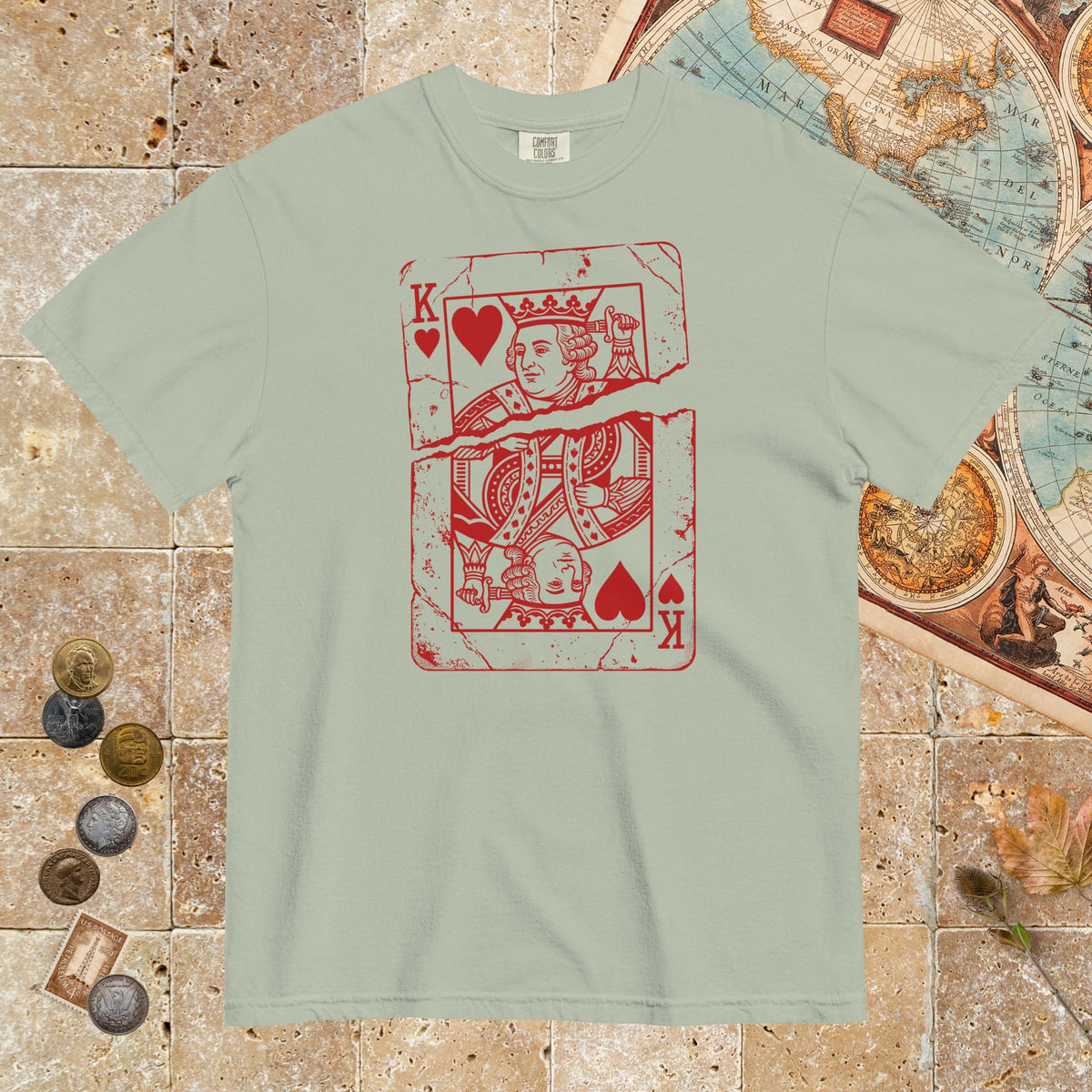 Bay Louis XVI Playing Card - Premium Tee - history buff gift by HistoHead