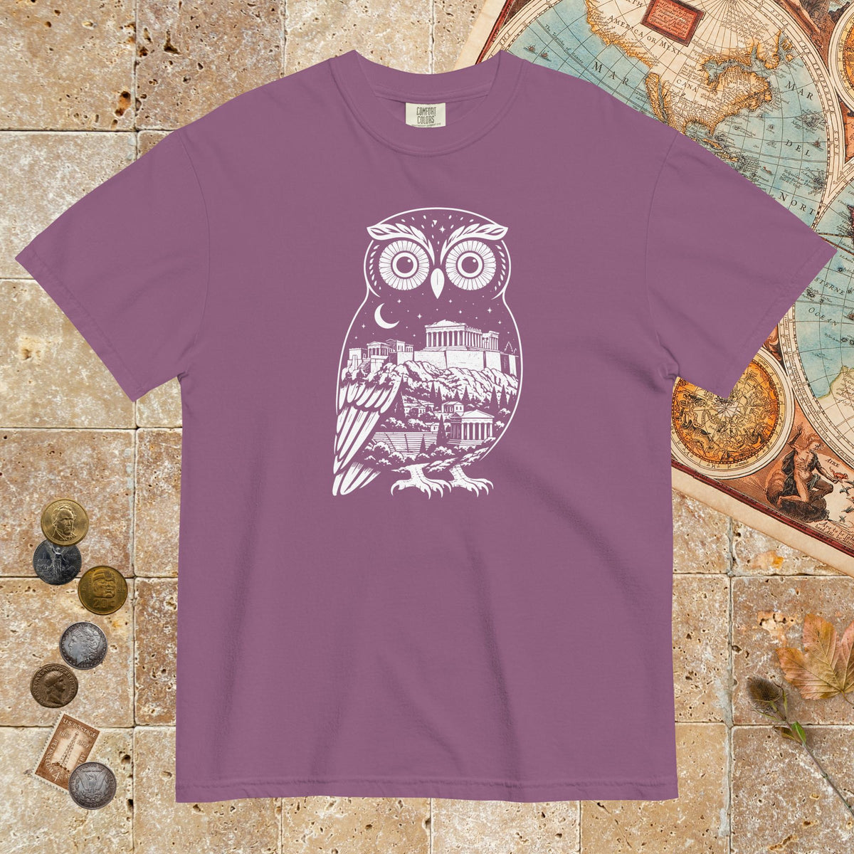 Berry Athena Owl - Premium Tee - history buff gift by HistoHead