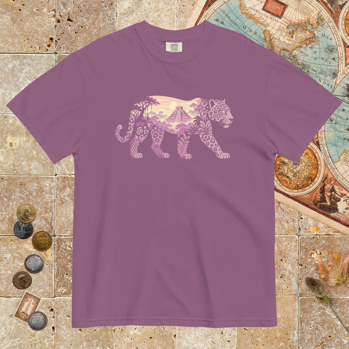 Berry Mesoamerican Jaguar - Premium Tee - history buff gift by HistoHead