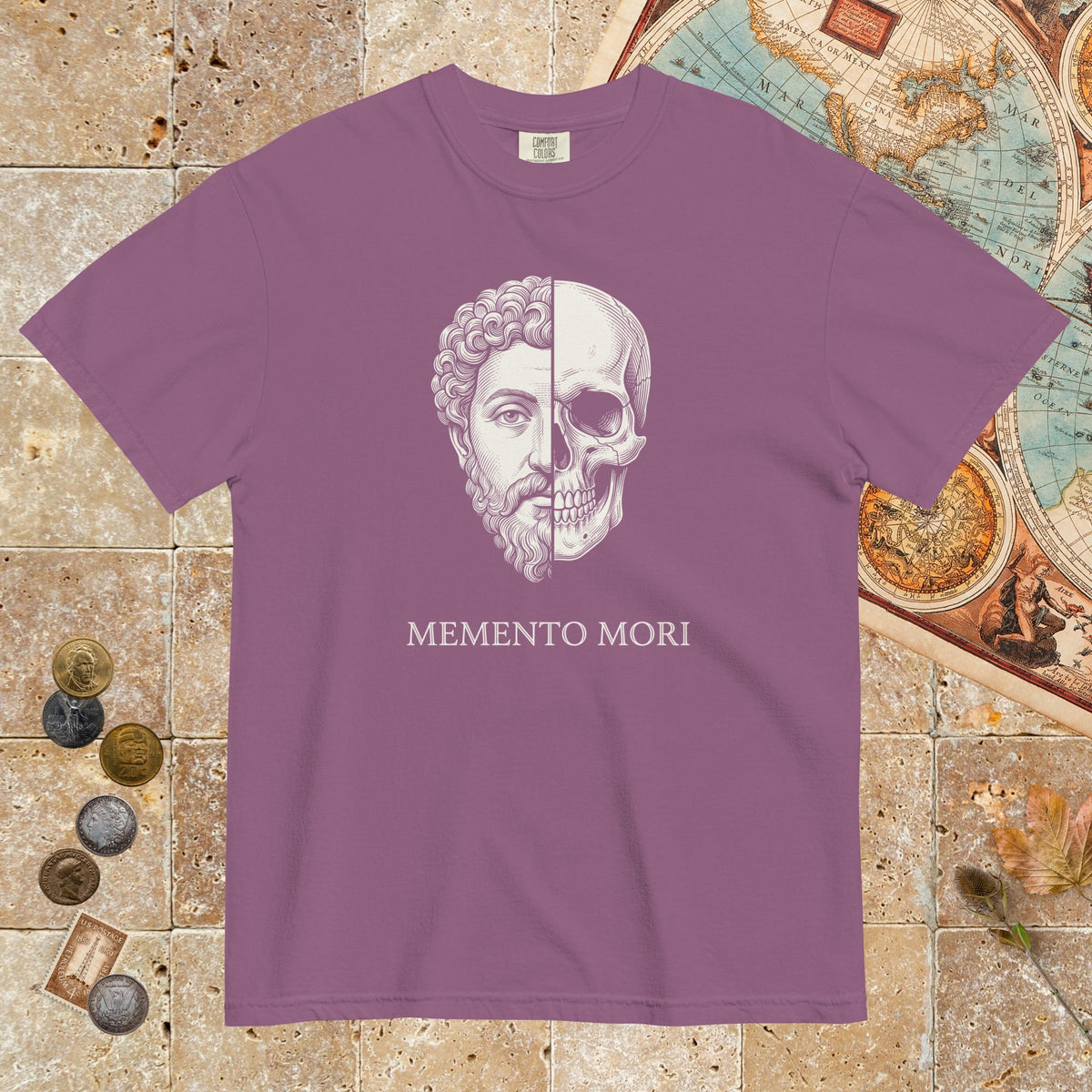 Berry Marcus Aurelius Skull - Premium Tee - history buff gift by HistoHead