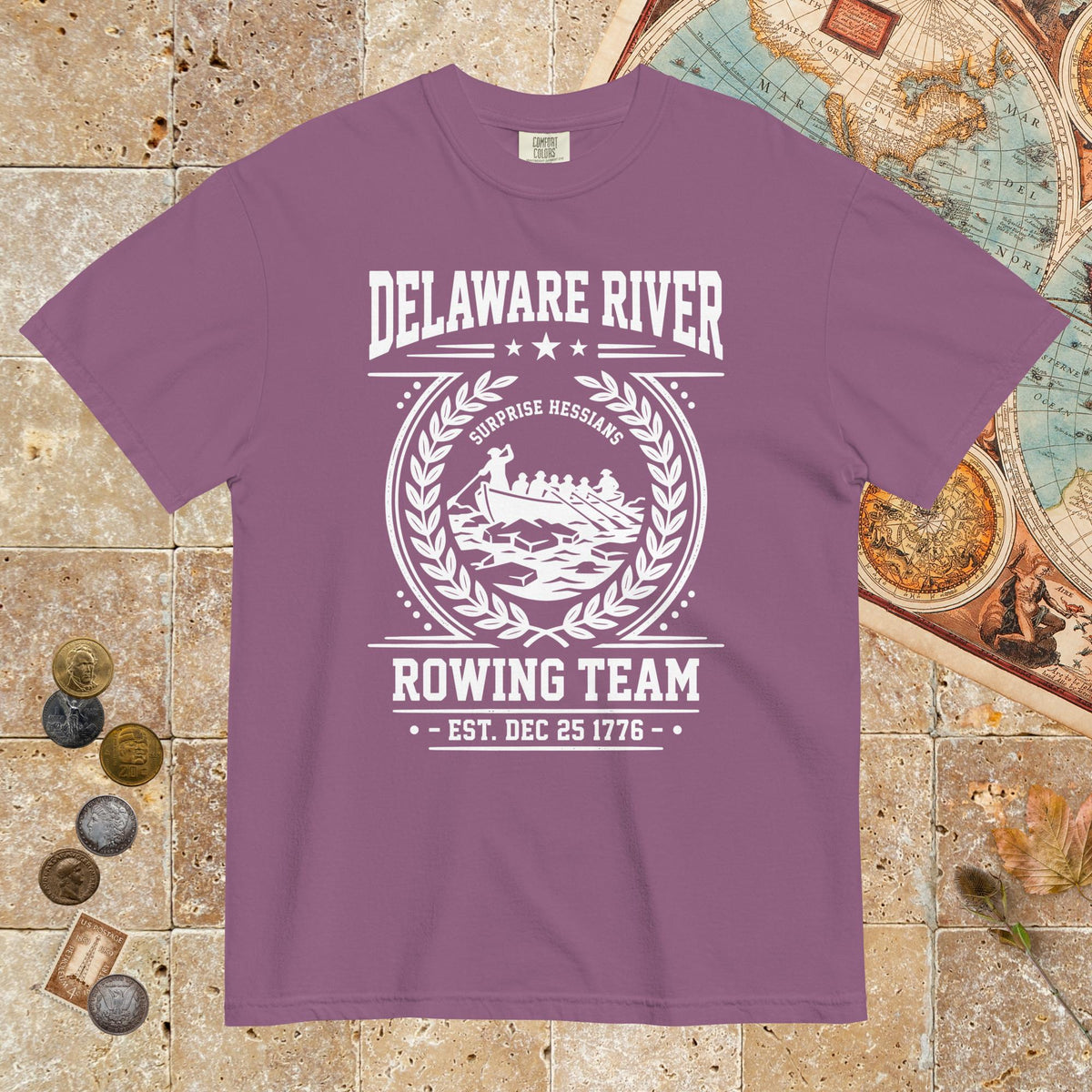 Berry Delaware River Rowing Team - Premium Tee - history buff gift by HistoHead