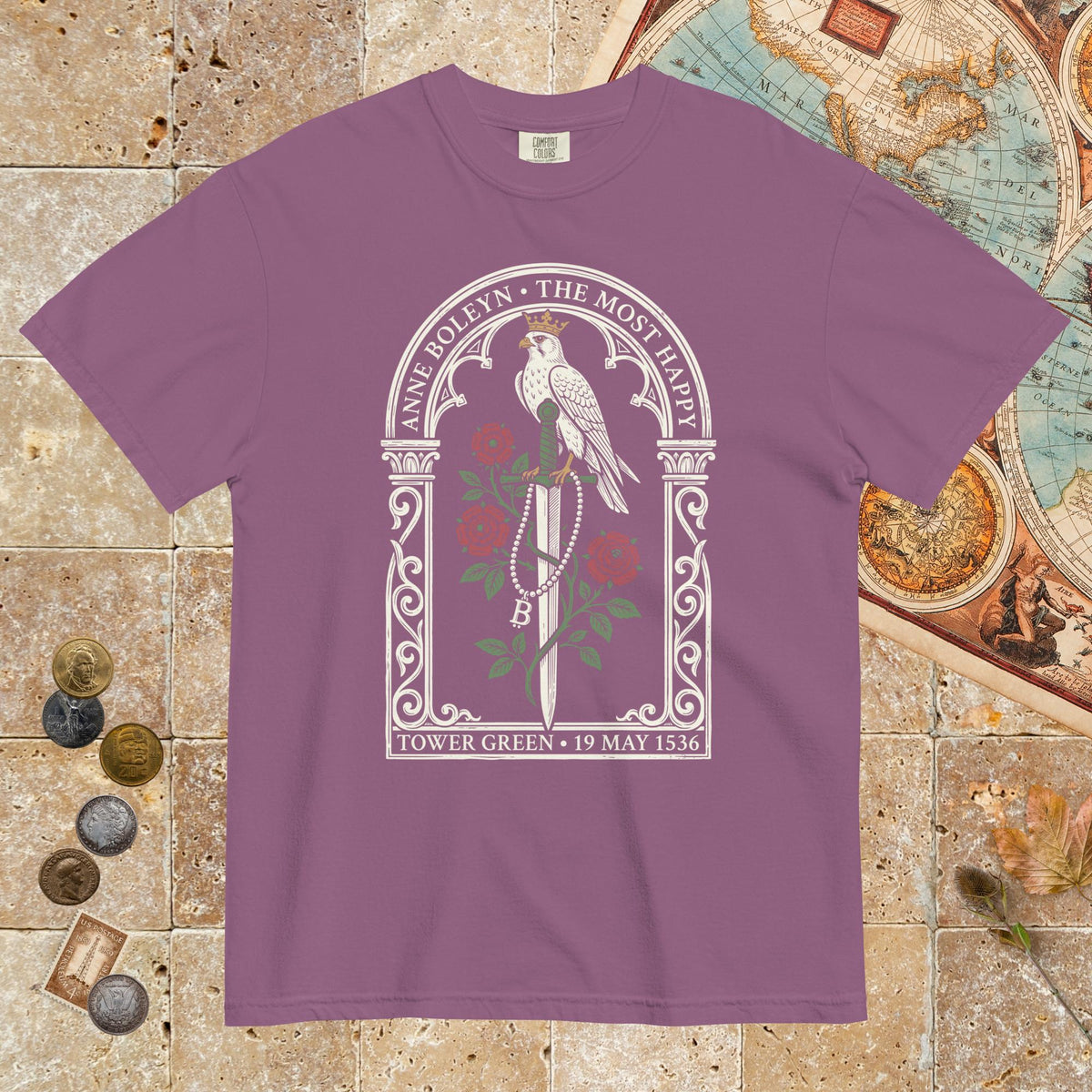 Berry Anne Boleyn Falcon - Premium Tee - history buff gift by HistoHead