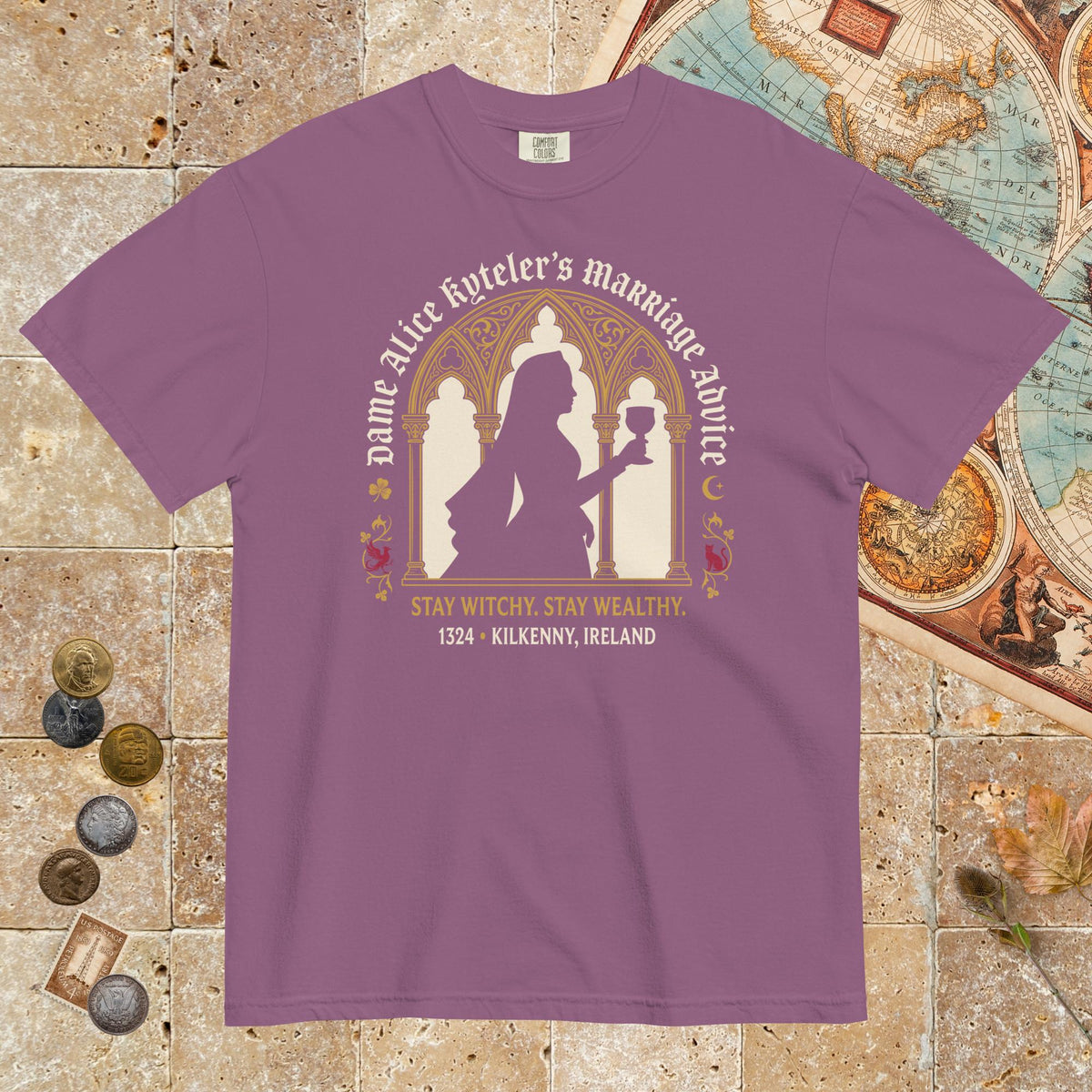Berry Alice Kyteler's Marriage Advice - Premium Tee - history buff gift by HistoHead