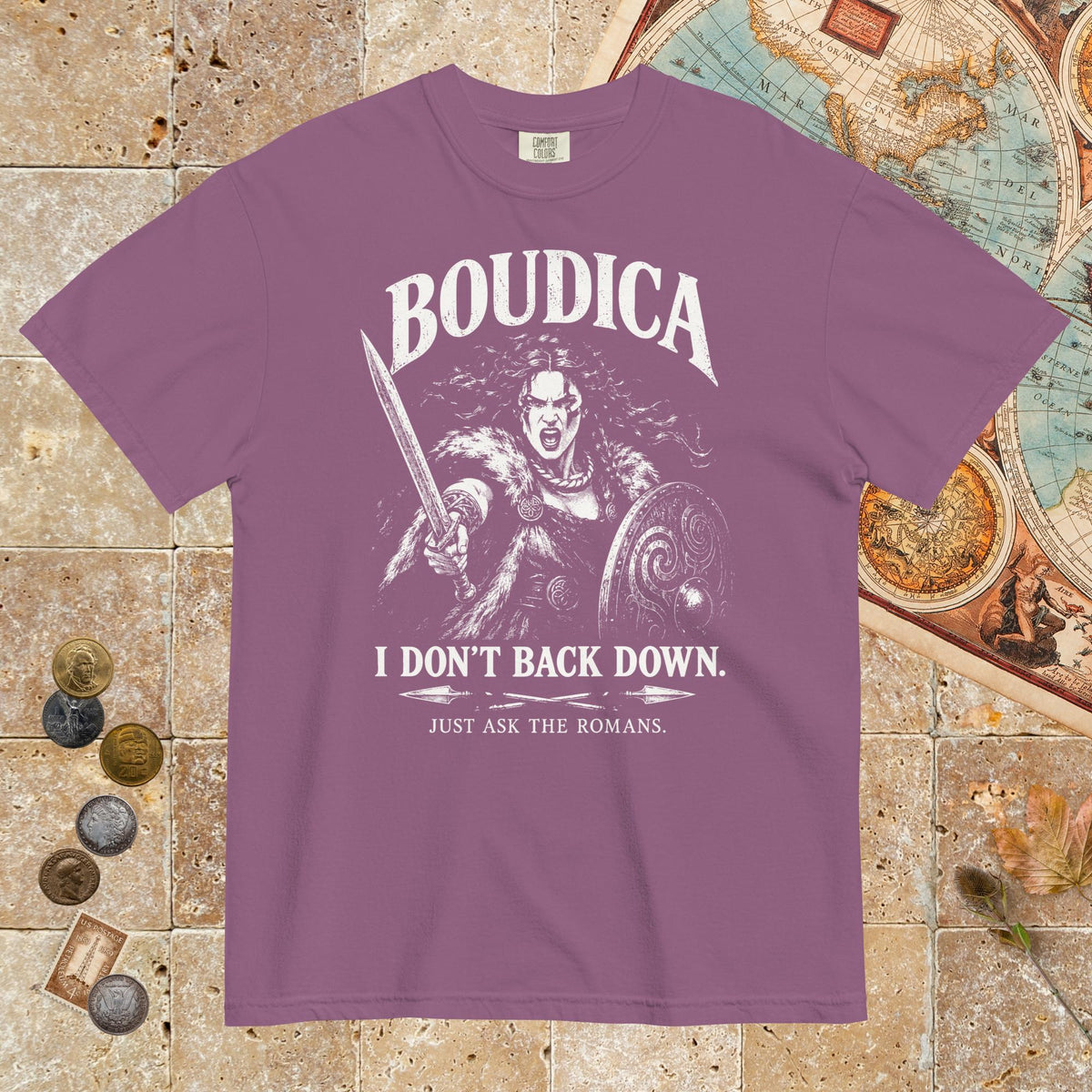 Berry Boudica I Don't Back Down - Premium Tee - history buff gift by HistoHead