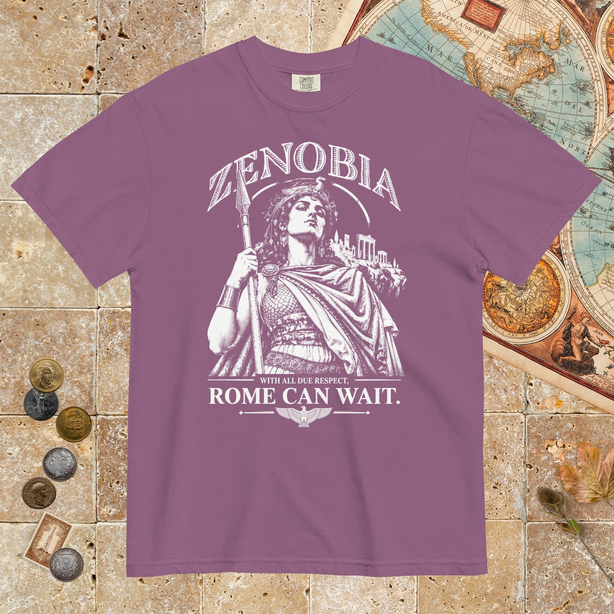 Berry Zenobia With All Due Respect Rome Can Wait - Premium Tee - history buff gift by HistoHead