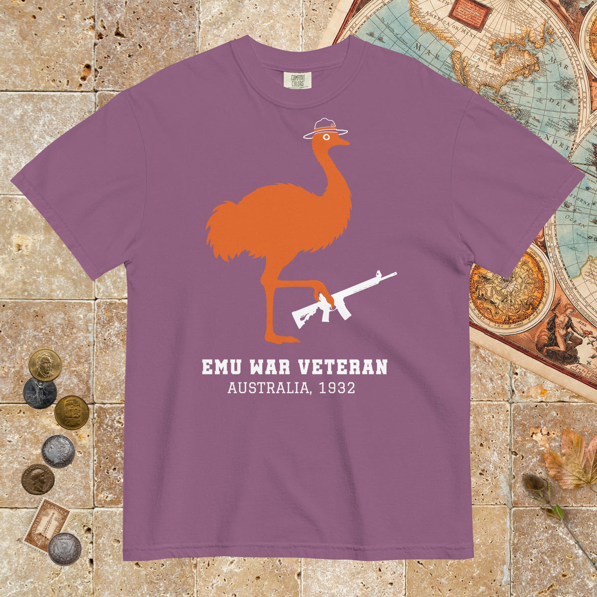 Berry Emu War Veteran - Premium Tee - history buff gift by HistoHead