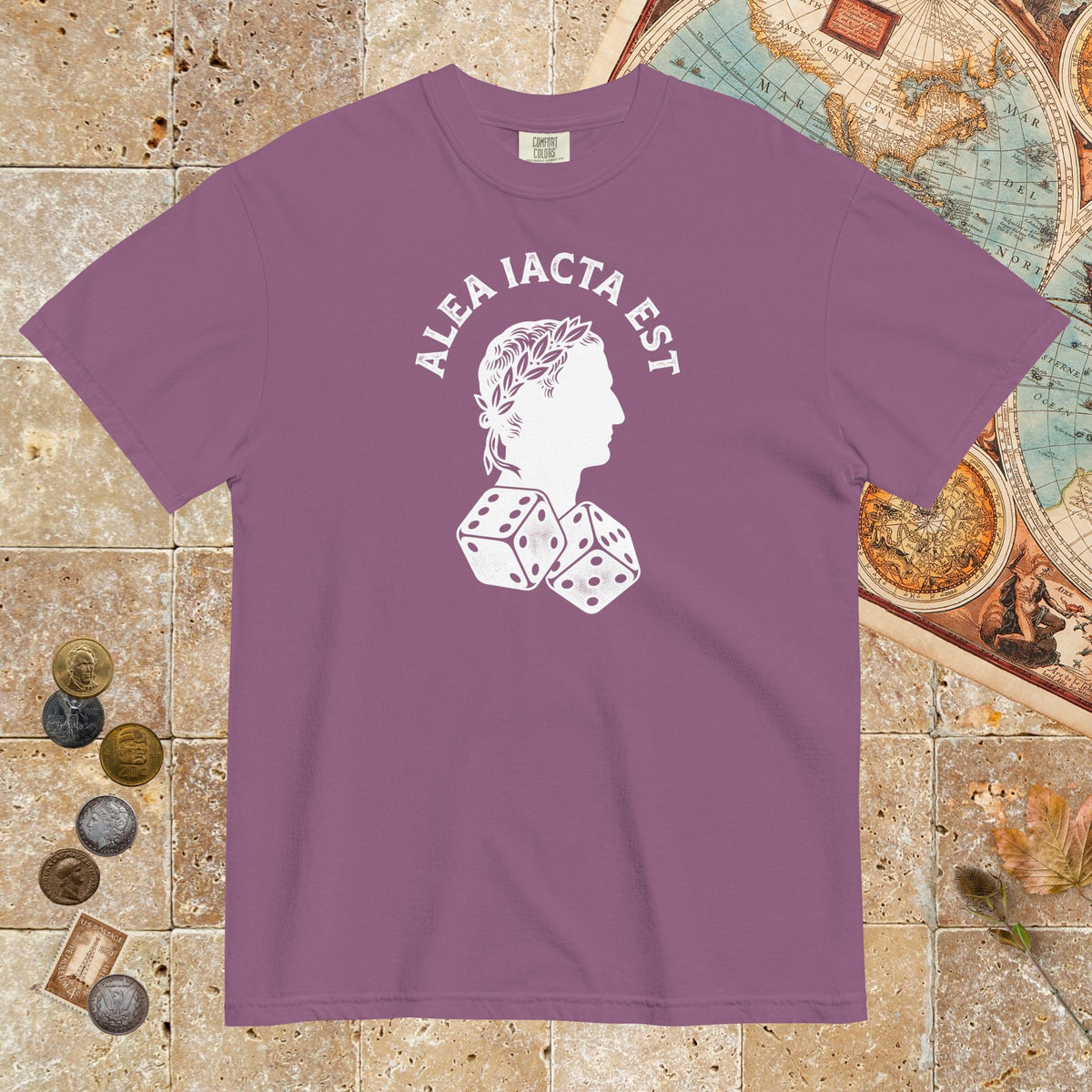 Berry Alea Iacta Est Caesar Quote - Premium Tee - history buff gift by HistoHead