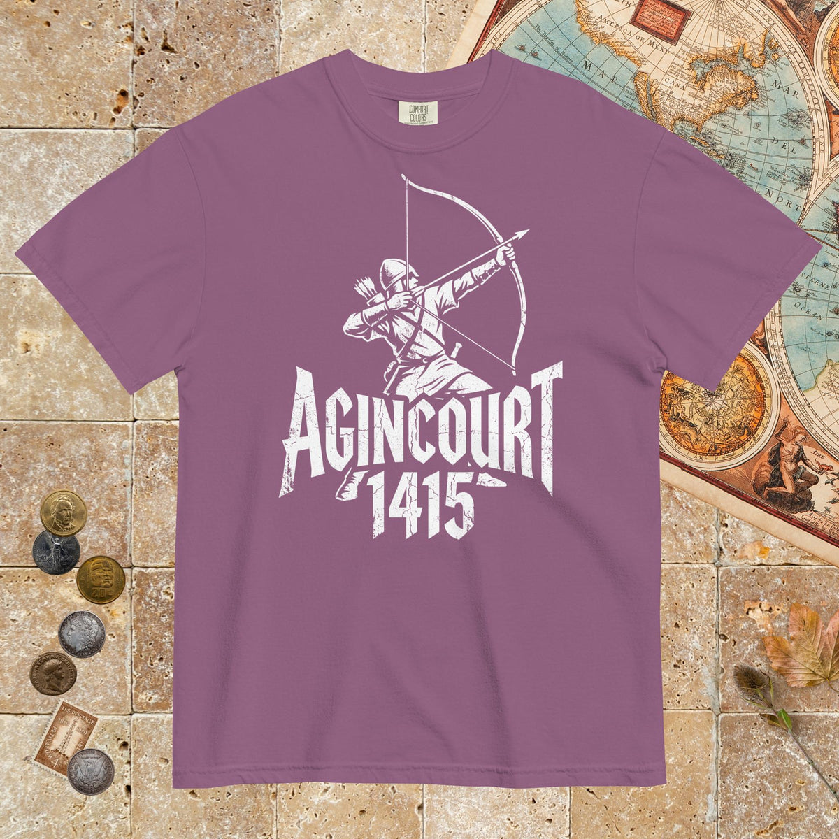 Berry Agincourt 1415 Longbowman - Premium Tee - history buff gift by HistoHead