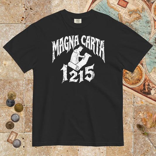 Black Magna Carta 1215 - Premium Tee - history buff gift by HistoHead