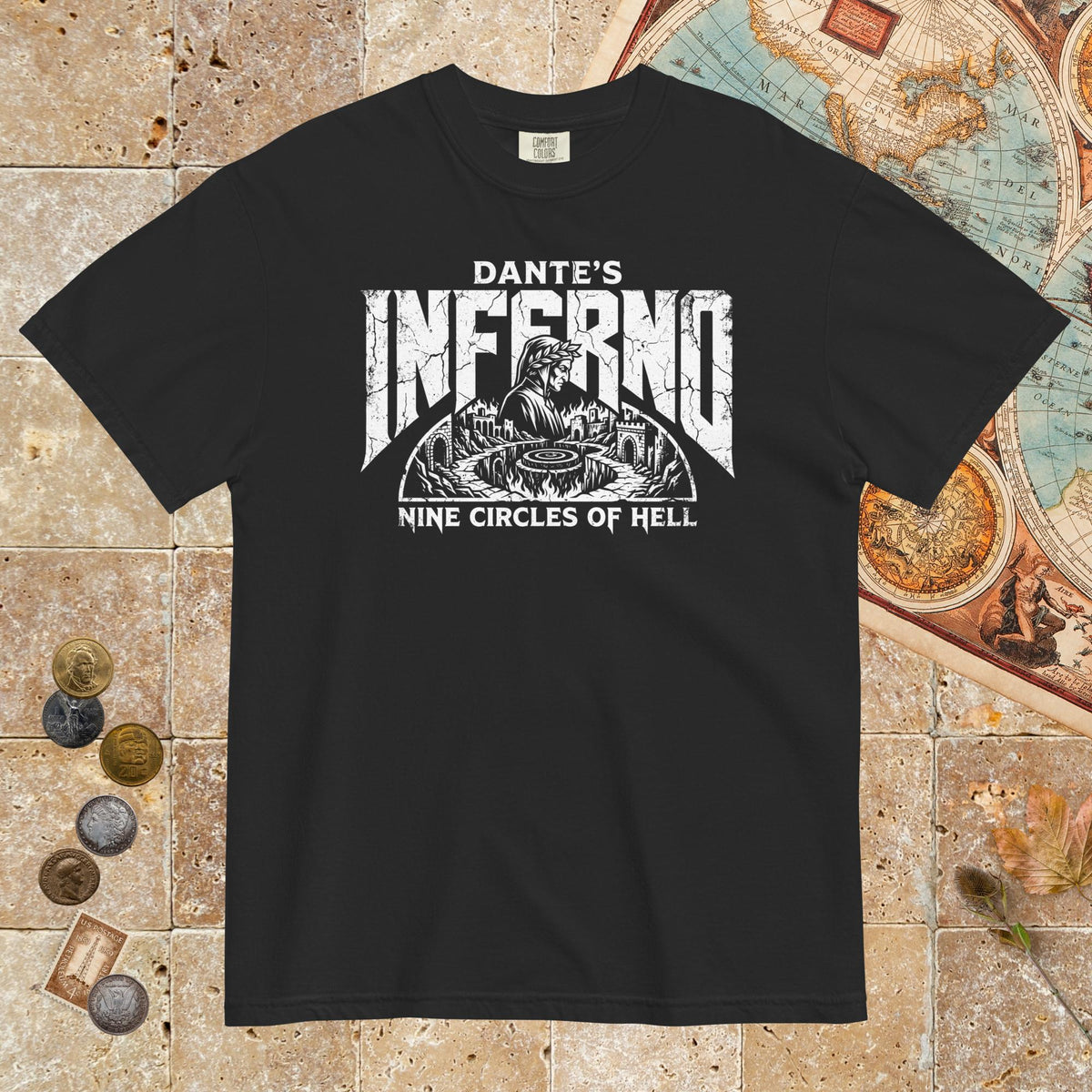 Black Dante's Inferno - Premium Tee - history buff gift by HistoHead