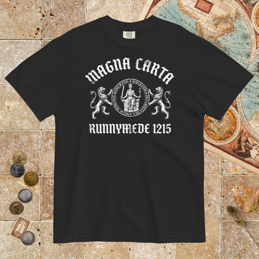 Black Magna Carta King John Seal - Premium Tee - history buff gift by HistoHead