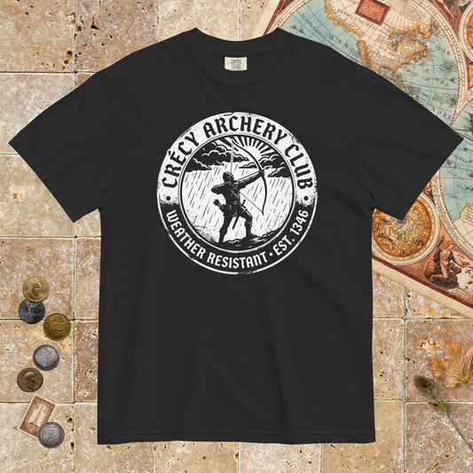 Black Crecy Archery Club - Premium Tee - history buff gift by HistoHead