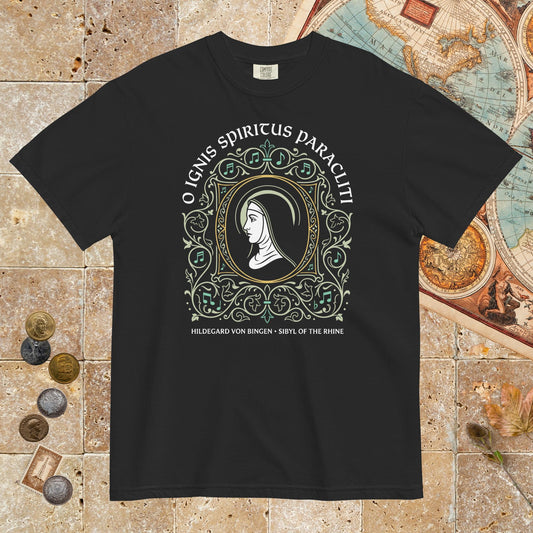 Black Hildegard von Bingen - Premium Tee - history buff gift by HistoHead