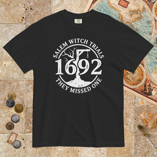 Black Salem Witch Trials They Missed One - Premium Tee - history buff gift by HistoHead