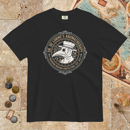 Black Dr. De Lorme's Aromatherapy - Premium Tee - history buff gift by HistoHead