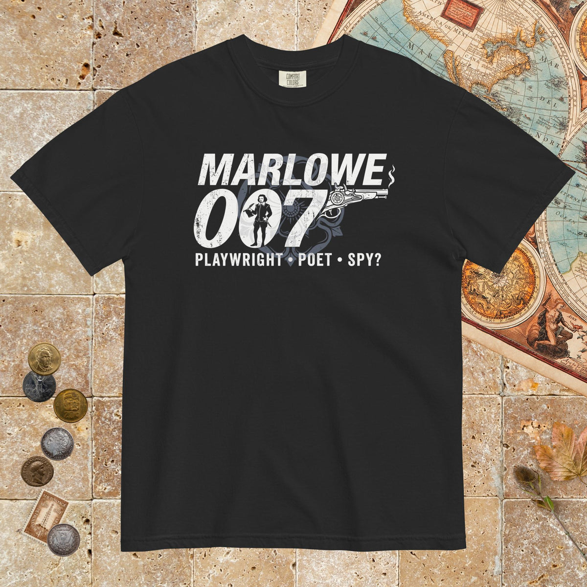 Black Marlowe 007 - Premium Tee - history buff gift by HistoHead