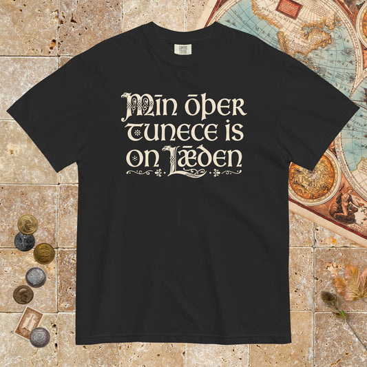 Black Old English My Other Shirt Is In Latin - Premium Tee - history buff gift by HistoHead
