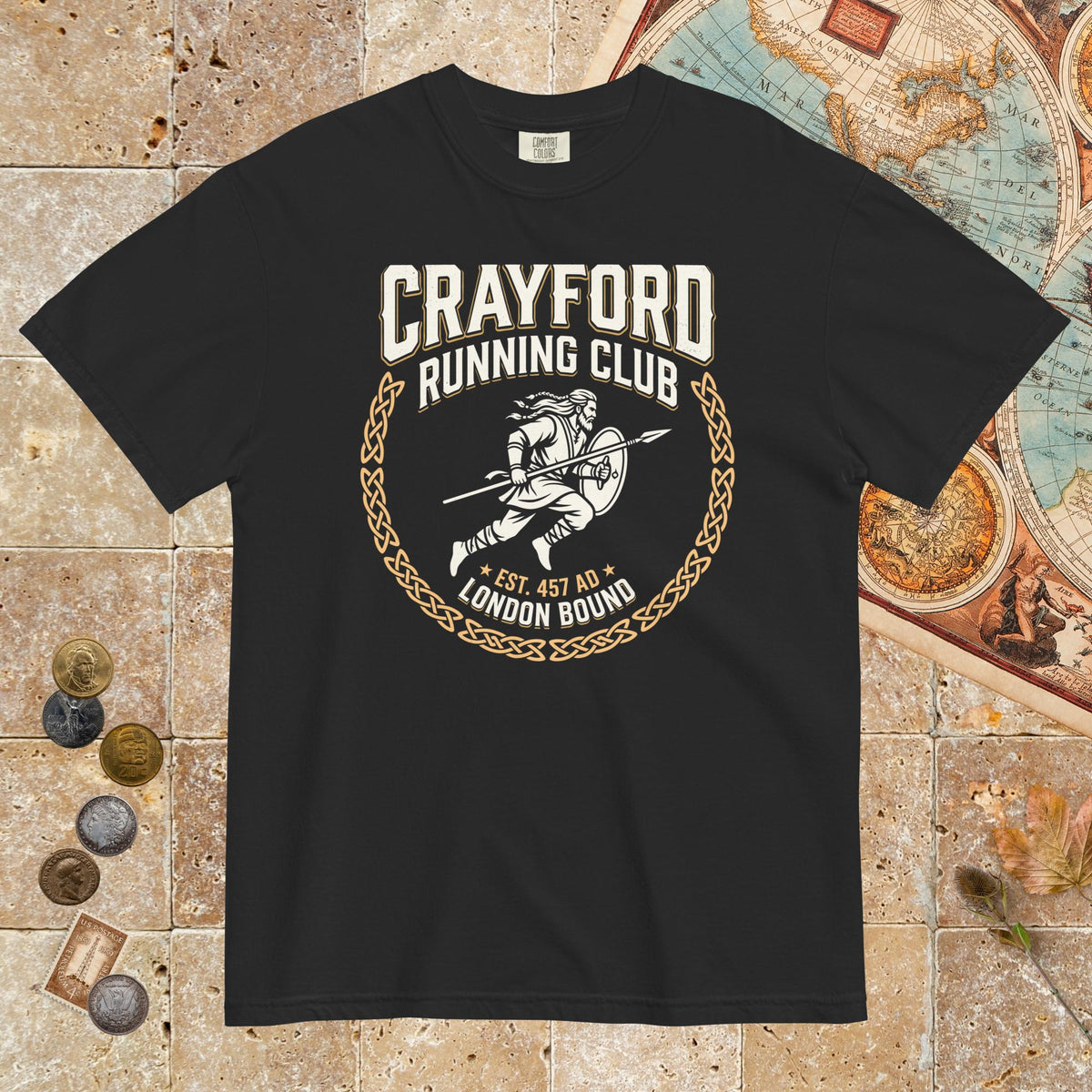 Black Crayford Running Club - Premium Tee - history buff gift by HistoHead