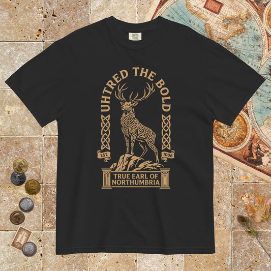 Black Uhtred the Bold - Premium Tee - history buff gift by HistoHead