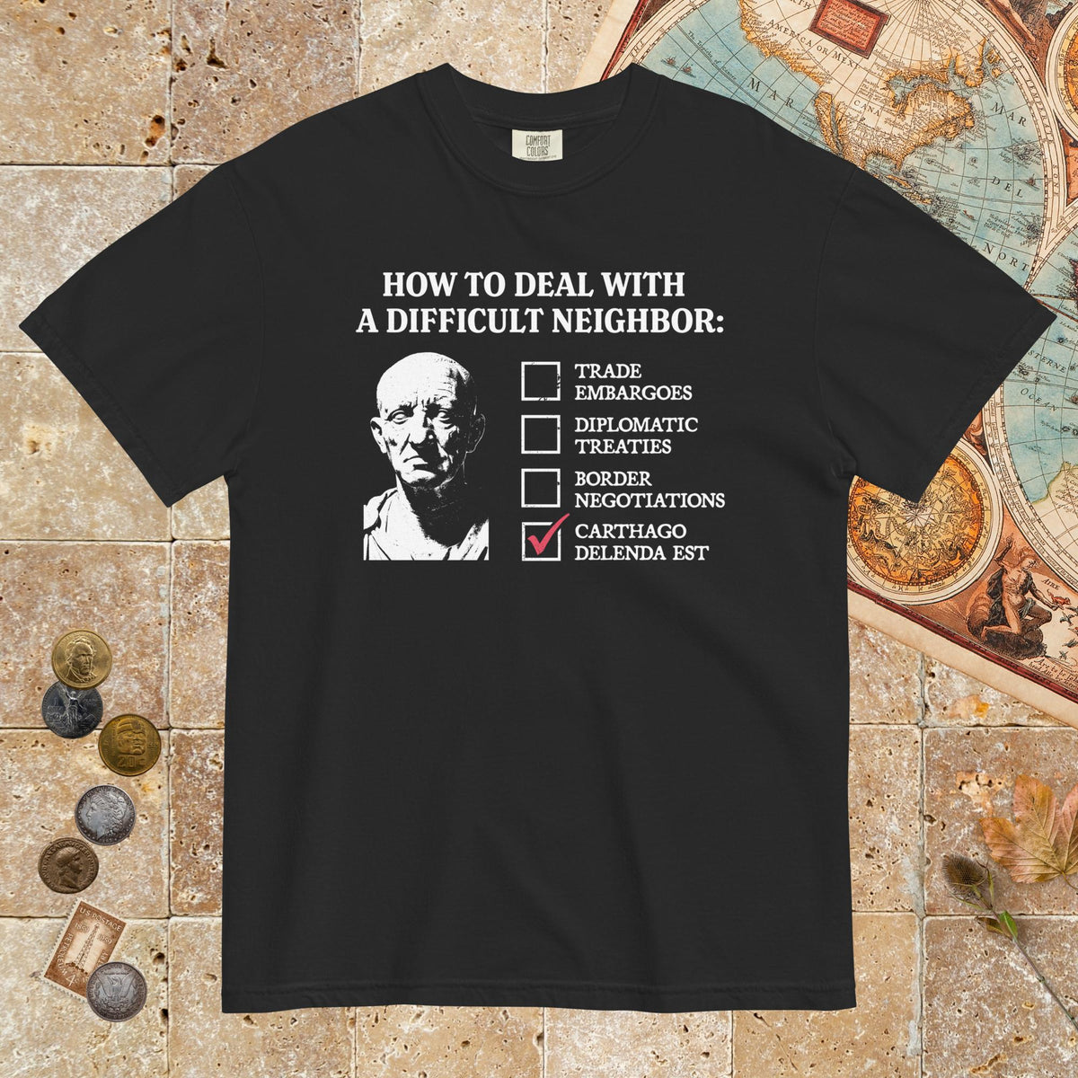 Black Cato's Foreign Policy - Premium Tee - history buff gift by HistoHead