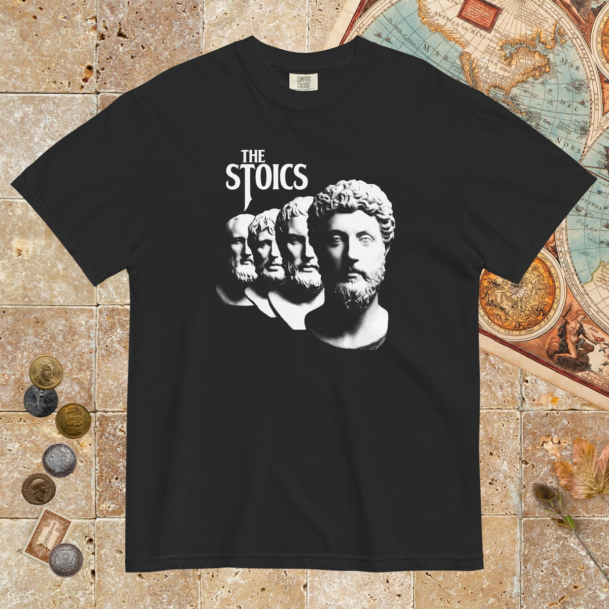 Black The Stoics Band - Premium Tee - history buff gift by HistoHead