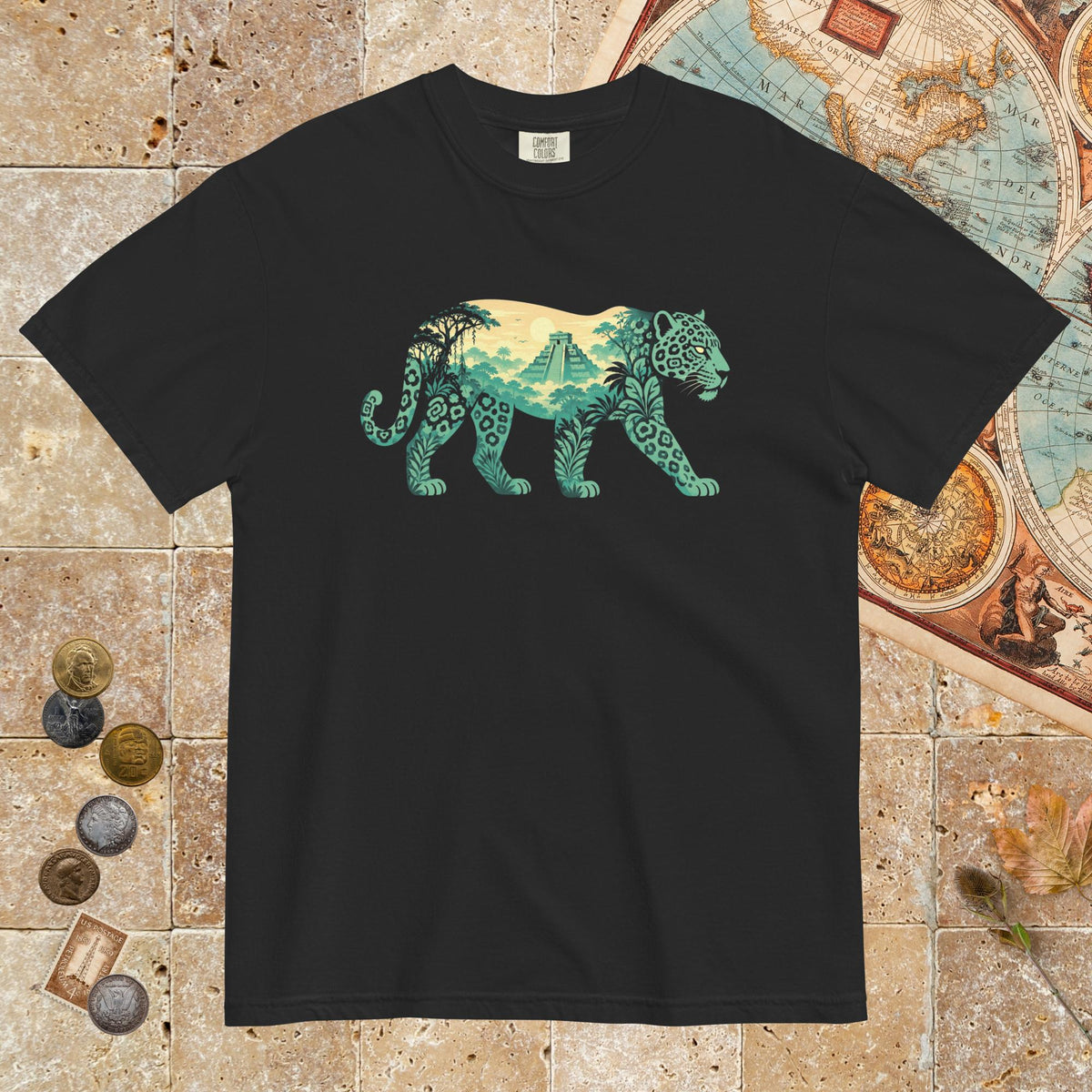 Black Mesoamerican Jaguar - Premium Tee - history buff gift by HistoHead